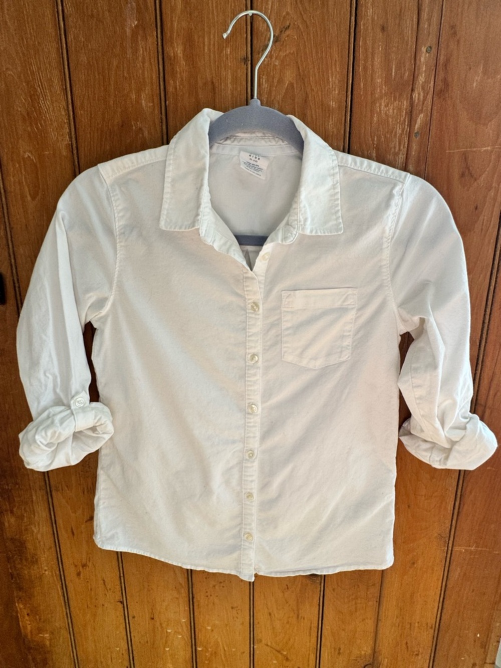 GAP Kids Girl White button down shirt blouse size XL - 12